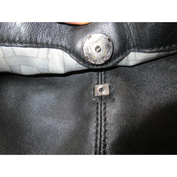 aimee kestenbergBlack Shoulder Handbags Leather Multi Pockets Logo Buttery Soft - Picture 11 of 11